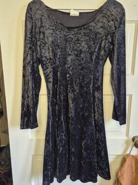 black velvet dress